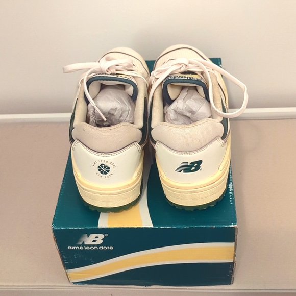 Aime Leon Dore X550 Men's New Balance  Size 10 Green & Yellow - Picture 2 of 5